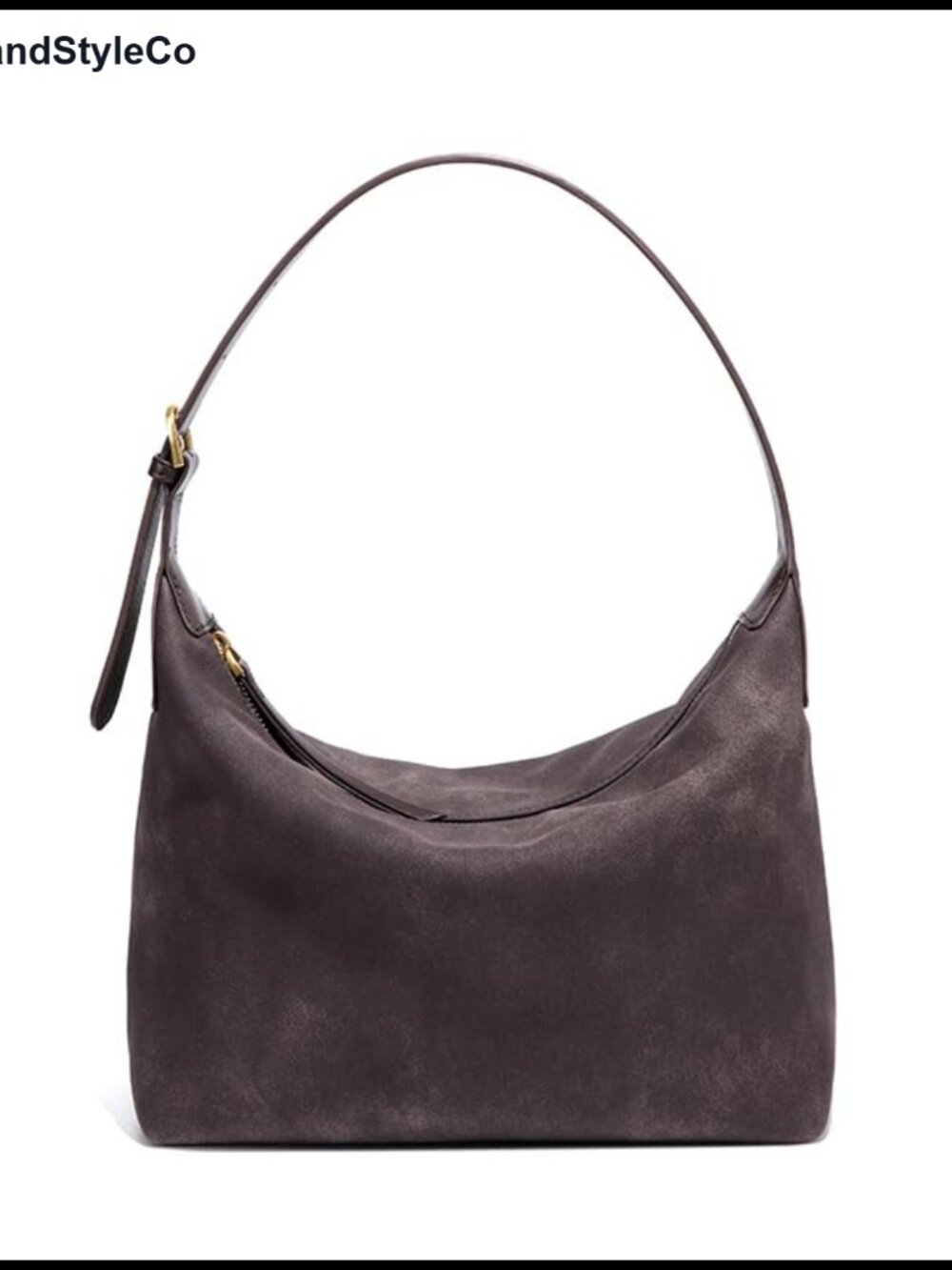 Faux Suede Hobo Bag for Women Lightweight Shoulder Crossbody Purse Medium